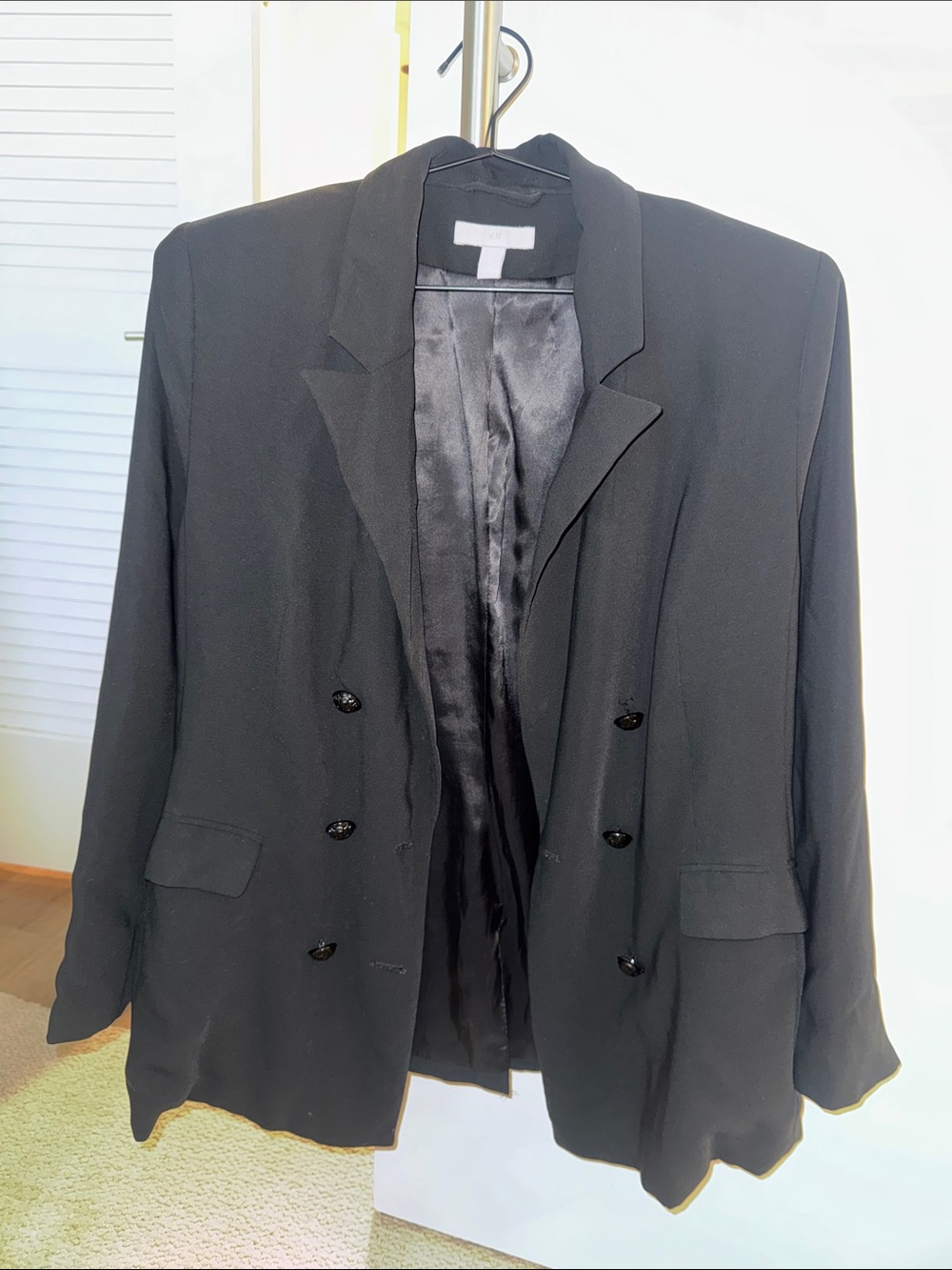 H&M Black Tailored Blazer